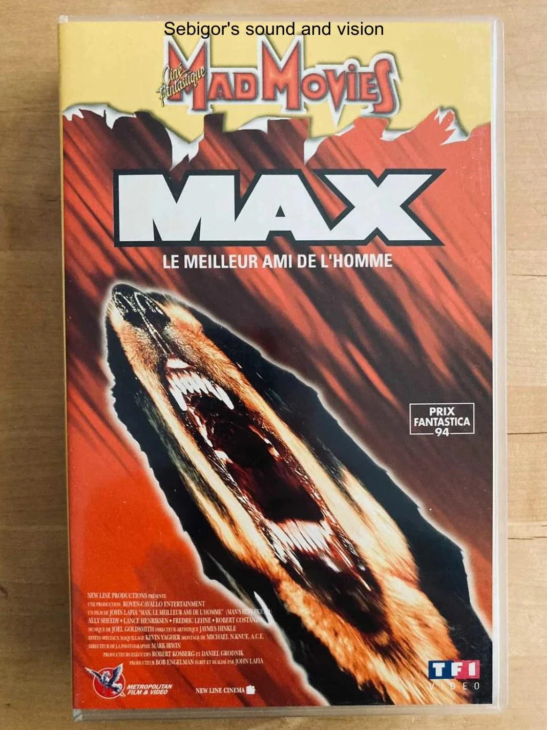 Cassette VHS Max le meilleur ami de l’homme.